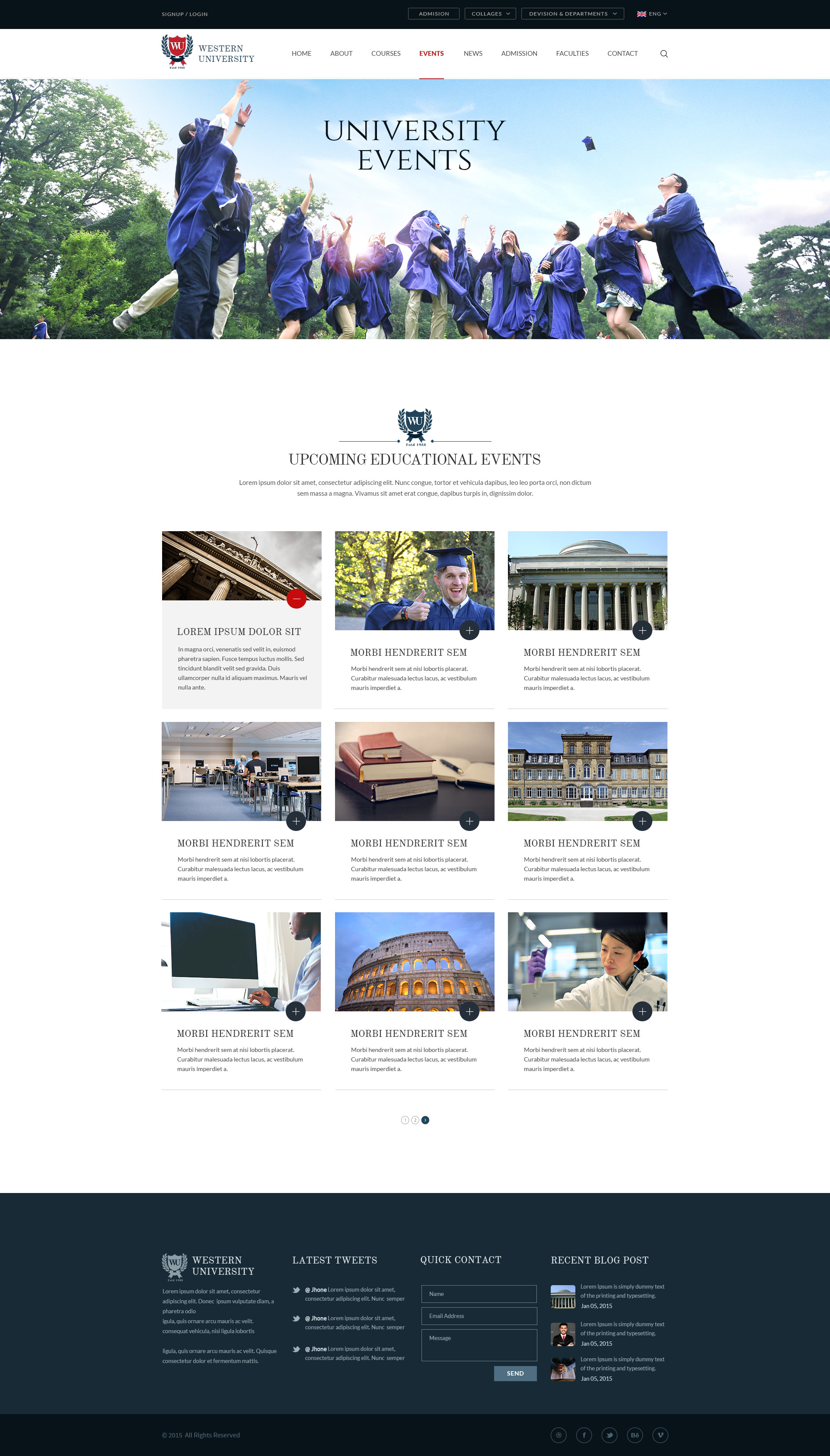 western university presentation template